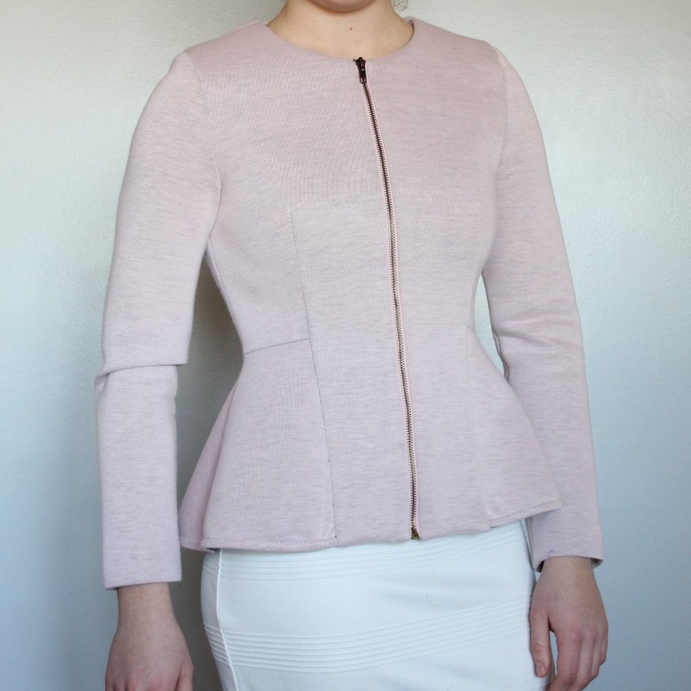 Alythea Pink Peplum Blazer